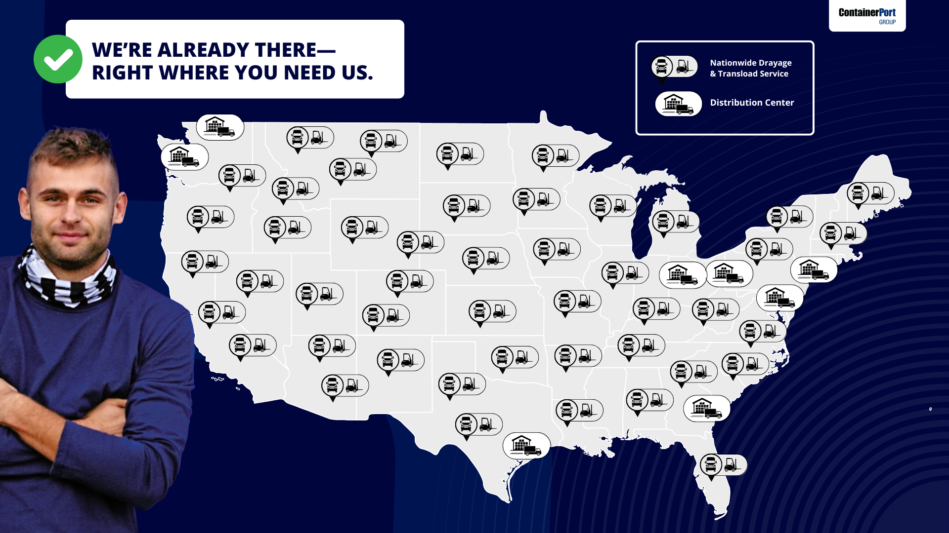 Nationwide Coverage Transload, Dray, Warehouses Nationwide Coverage Transload, Dray, Warehouses